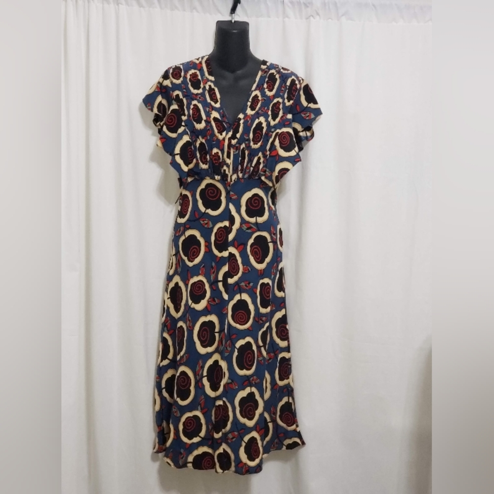 Betsey Johnson Vintage Empire Waist Midi Dress